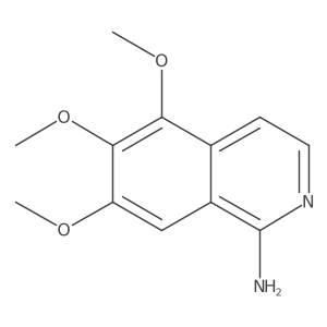 5,6,7-Trimethoxyisoquinolin-1-amine Structure