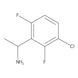 (1s)-1-(3-Chloro-2,6-difluorophenyl)ethan-1-amine Structure