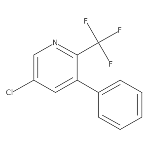 5-Chloro-3-phenyl-2-(trifluoromethyl)pyridine Structure