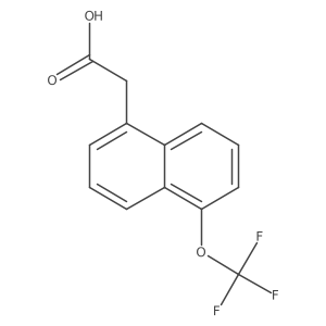 1-(Trifluoromethoxy)naphthalene-5-acetic acid Structure