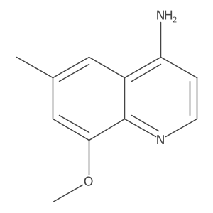 8-Methoxy-6-methylquinolin-4-amine Structure