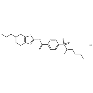 4-(N-butyl-N-methylsulfamoyl)-N-(5-propyl-4,5,6,7-tetrahydrothiazolo[5,4-c]pyridin-2-yl)benzamide hydrochloride结构式