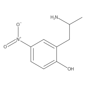 2-[(2R)-2-aminopropyl]-4-nitrophenol结构式