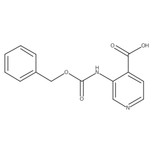 3-(((Benzyloxy)carbonyl)amino)isonicotinic acid Structure