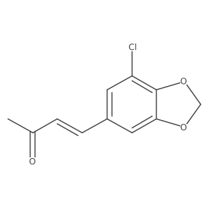 4-(7-Chloro-1,3-dioxaindan-5-yl)but-3-en-2-one Structure