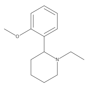 1-Ethyl-2-(2-methoxyphenyl)piperidine结构式