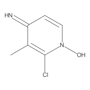 4-Amino-2-chloro-3-methylpyridin-1-ium-1-olate结构式