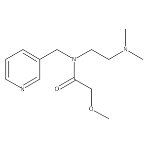Acetamide, N-[2-(dimethylamino)ethyl]-2-methoxy-N-(3-pyridinylmethyl)- Structure