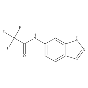 2,2,2-trifluoro-N-(1H-indazol-6-yl)acetamide结构式