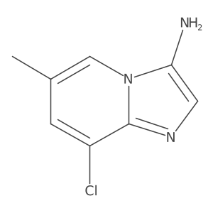 Imidazo[1,2-a]pyridin-3-amine, 8-chloro-6-methyl-结构式