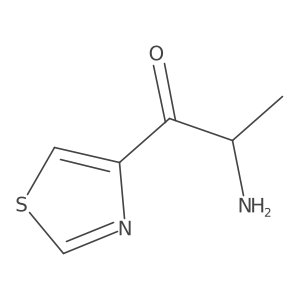 2-Amino-1-(1,3-thiazol-4-yl)propan-1-one Structure