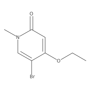 5-bromo-4-ethoxy-1-methylpyridin-2(1H)-one Structure