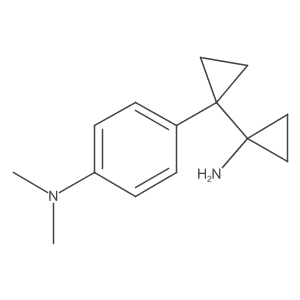 4-[1-(1-aminocyclopropyl)cyclopropyl]-N,N-dimethylaniline Structure