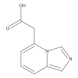 2-imidazo[1,5-a]pyridin-5-ylacetic acid结构式