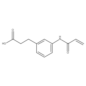 3-[3-(Prop-2-enamido)phenyl]propanoic acid结构式