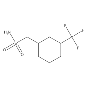 [3-(Trifluoromethyl)cyclohexyl]methanesulfonamide结构式