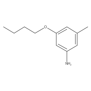 3-Butoxy-5-methylaniline Structure