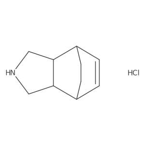 4-Azatricyclo[5.2.2.0,2,6]undec-8-ene hydrochloride Structure