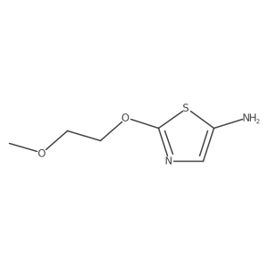 2-(2-Methoxyethoxy)-1,3-thiazol-5-amine结构式