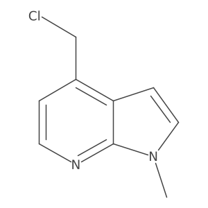 4-(chloromethyl)-1-methyl-1H-pyrrolo[2,3-b]pyridine Structure