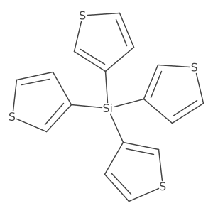 Tetra(thiophen-3-yl)silane结构式