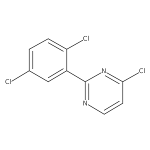4-Chloro-2-(2,5-dichlorophenyl)pyrimidine结构式