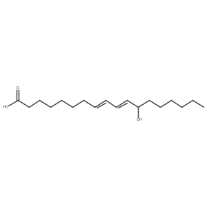 12-Hydroxyoctadeca-8,10-dienoic acid结构式