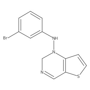 Thieno[3,2-d]pyrimidin-4-amine,n-(3-bromophenyl)- Structure