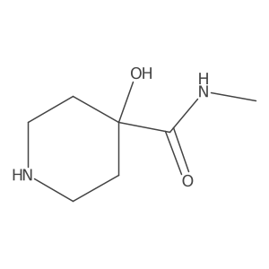 4-hydroxy-N-methylpiperidine-4-carboxamide结构式