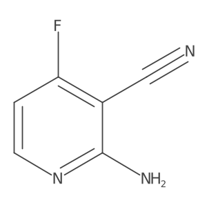 2-Amino-4-fluoronicotinonitrile Structure