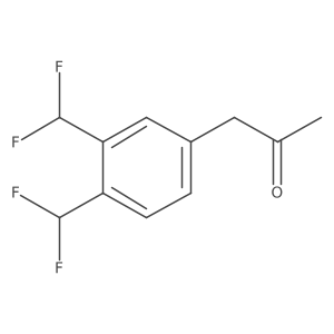 1-(3,4-Bis(difluoromethyl)phenyl)propan-2-one Structure