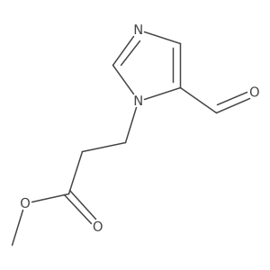 Methyl 3-(5-formyl-1H-imidazol-1-yl)propanoate Structure