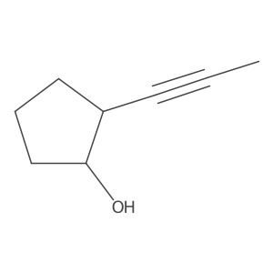 2-(Prop-1-yn-1-yl)cyclopentan-1-ol Structure