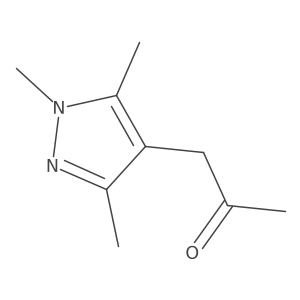 1-(trimethyl-1H-pyrazol-4-yl)propan-2-one结构式