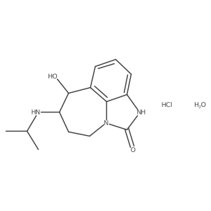 Zilpaterol hydrochloride monohydrate结构式