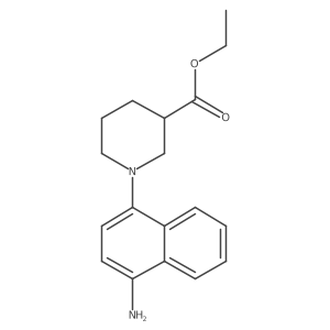 Ethyl 1-(4-aminonaphthalen-1-yl)piperidine-3-carboxylate Structure