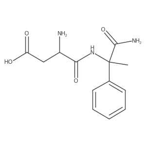 Succinamic acid, 3-amino-N-(I+/--carbamoyl-I+/--methylbenzyl)-结构式