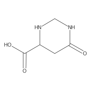 (4R)-Hexahydro-6-oxo-4-pyrimidinecarboxylic acid结构式