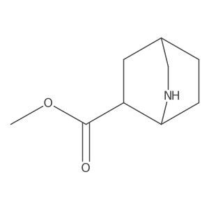 rac-methyl (1R,4S,6S)-2-azabicyclo[2.2.2]octane-6-carboxylate结构式