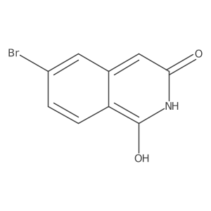 6-Bromoisoquinoline-1,3-diol Structure