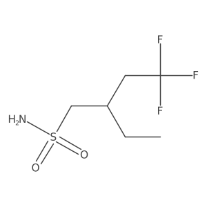 2-Ethyl-4,4,4-trifluorobutane-1-sulfonamide Structure