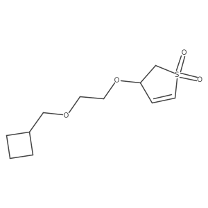 3-[2-(Cyclobutylmethoxy)ethoxy]-2,3-dihydro-1lambda6-thiophene-1,1-dione Structure