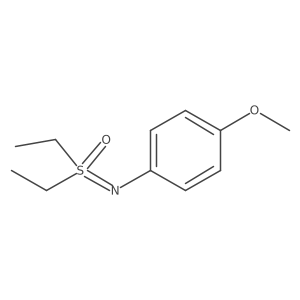 Diethyl[(4-methoxyphenyl)imino]-lambda6-sulfanone结构式