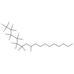 1,1,1,2,2,3,3,4,4,5,5,6,6-Tridecafluoro-8-iodoheptadecane Structure