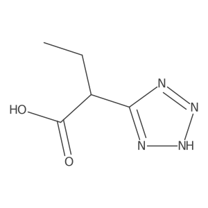 2-(1H-1,2,3,4-tetrazol-5-yl)butanoic acid Structure