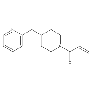 1-{4-[(Pyridin-2-yl)methyl]piperidin-1-yl}prop-2-en-1-one Structure