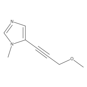 5-(3-methoxyprop-1-yn-1-yl)-1-methyl-1H-imidazole Structure