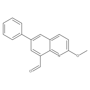 2-Methoxy-6-phenyl-8-quinolinecarboxaldehyde结构式