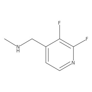 [(2,3-Difluoropyridin-4-yl)methyl](methyl)amine Structure