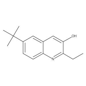 6-Tert-butyl-2-ethylquinolin-3-ol结构式